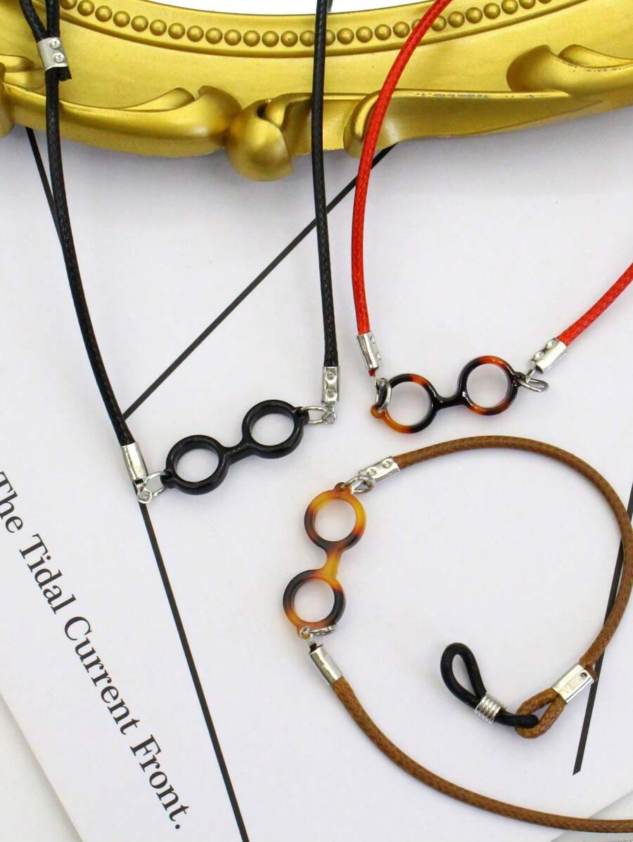 1 条皮革眼镜链/绳 - 眼鏡鏈 - 查看 1