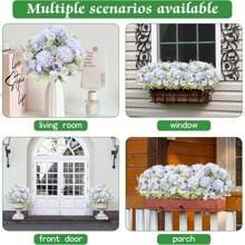 1PC/3PCS Artificial Rose, Hydrangea Flowers Silk Bouquets Fake Plants For Spring Wedding Vase For Home Dining Room Bedroom Decorations, Mother's Day Valentine's Day Festival Birthday Party Accessories, Outdoor Garden Decorations Autumn Gifts Graduation