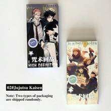 Jujutsu Kaisen 399pcs Jujutsu Kaisen High-Definition Postcards, Cartoon Stickers, Gojo Satoru Transparent Cards, Colorful Stickers, Planner Stickers, Gift For Friends & Students, Anime Cards Collection,Back To School,School Supplies