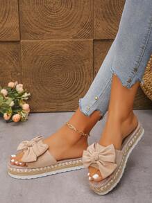 Zomervakantie Bohemian Stijl Platform Pantoffels voor Dames