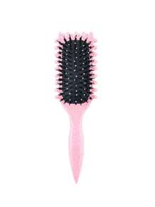 Curl Defining Brush New Curl Brush Premium Boar Bristle Curly Hair Brush For Perfectly Shaped And Defined Curls Detangling And Styling Hairbrush.Wear Resistant,ShiZhiYu Curl Defining Brush For Curly Hair, New Curly Hair Brush Styling Brush, For Women And Men To Reduce Pulling And Curl Separation,Purple.