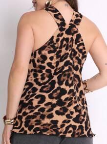 Duna Women's Tank Top Twist Front And Back Basic - Gold - View 4