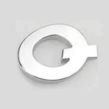Zinc Alloy, Solid Metal Letters, Car 3D Letters, Car Stickers, English Letters, Car Logos, Alphanumerics - Silver - View 11