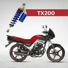 Rear Shock Absorber For TX 200 Kinlley Motorcycle - Silver - View 2