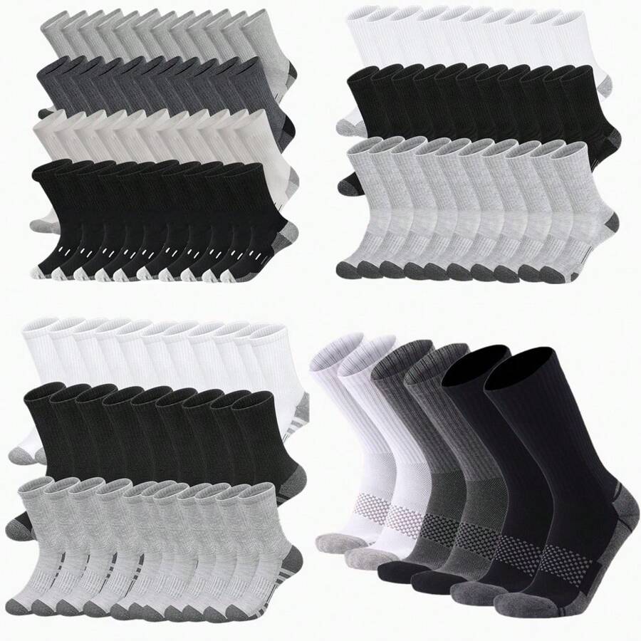 22 szt. Cienkie, oddychające, odprowadzające wilgoć skarpetki męskie, sportowe, casualowe, wiosna/lato