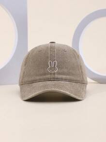 1 chiếc Mũ lưỡi trai bóng chày thêu hình thỏ dễ thương dành cho cả nam và nữ, Mũ lưỡi trai cổ điển có thể điều chỉnh dành cho bố, Nhẹ và thoáng khí cho các môn thể thao ngoài trời, kỳ nghỉ và mặc hàng ngày - nhiều màu - Xem 11