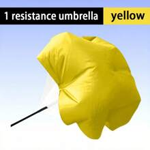 1 Pack Oxford Cloth Resistance Parachute For Running, Track & Field, Soccer - Speed Training Equipment, Available In Black, Green, Red Colors Gym Accessories