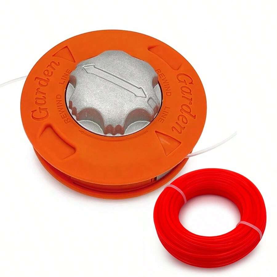 Orange OM Type Automatic Trimmer Head + M10*1.25 Grass Cutter Line For Garden Machinery Gasoline Brush Cutter