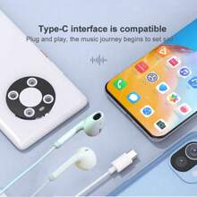 USB C 耳机兼容 15 C 型耳塞有线耳机带麦克风和遥控器防噪兼容 16/16 Plus/16 Pro/16 Pro Max，兼容 15 系列、Galaxy S24/S23/S22、Car Play、iPad、Pixel-Grey