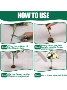 2-Inch Brass Flower Frog - Circular Japanese Flower Vase Holder, DIY Home Handicraft Flower Needle