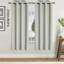 2pcs Blackout Curtains Thermal Insulated Lined Window Curtain Panels For Living Room, Bedroom, Kitchen, Bathroom, Home Decor Curtains For Living Room Room Decor Home Decor Living Room Kitchen Decor Living Room Decor Room Decor Curtains Bedroom