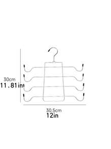 1 件悬挂式胸罩肩带收纳架、多层吊带背心、运动胸罩、围巾衣架 - 彩色 - 查看 9