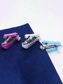 1 件迷你手动缝纫机，一体式，快速缝纫，便携式缝纫机，便携式金属缝纫机，多功能家用缝纫机，返校、宿舍必备