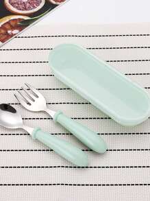 2pcs Customized Cutlery Set, Customized Engraved Name Spoon & Fork Set - Stainless Steel Flatware Set, Stainless Steel Tableware, Mother's Day, Birthday, Children's Day, Father's Day, Graduation, Wedding, Housewarming, Restaurant, Kitchen, Office, School, Multi-Functional, Anti-Mold, Ornamental, Reusable, Stainless, Exquisite, Stylish, High-Quality, Unique, Ideal Gifts For Him, Tea Room, Home, Garden, Office, For Anniversaries, For Valentine's Day, For Weddings, For Housewarming, Brunch-Ready - View 11