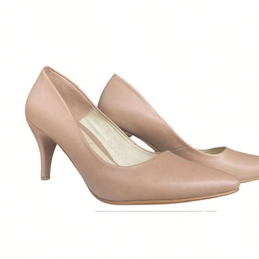 Zapatilla Stilettos De Dama Casuales - Beis - Ver 1