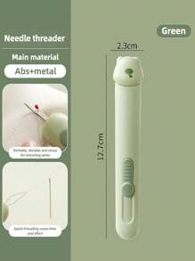 1pc 2 In 1 Automatic Needle Threaders Seam Ripper, 2 In 1 Needle Threader Seam Ripper Tool, Quick Thread Removal Tool For Hand Sewing, Knitting, Cross Stitch - Multicolor - View 10