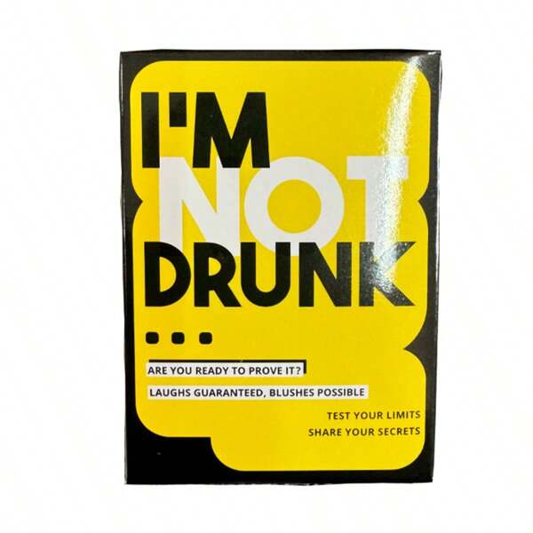 I'M NOT DRUNK - Party Drinking Game For Game Nights - 21st Birthday Gift & Bachelorette Party Game With 55 Amusing Cards - Hilarious Unforgettable Drinking Card Game - Get The Party Started