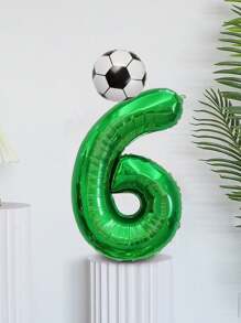 32 Inch Green Digital Football Balloon Kit Suitable For Birthday Decorations, Party Balloons, Easter Gifts - Multicolor - View 22