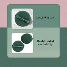 7pcs Air Cushion Makeup Sponge Puff, Storage Case Included, Round/Teardrop-Shaped Available, Dry And Wet Use Blender Set, Ideal For Powder Foundation BB Cream,Etc