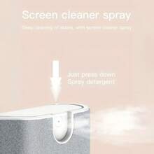 Microfiber Screen Cleaner Spray Bottle Cell Phone Tablet Laptop Display Screen Cleaning Wipe Press Spray Bottle Without Liquid - Multicolor - View 5