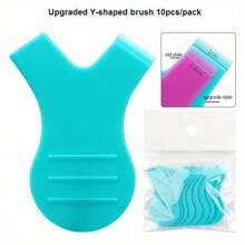 30 Pcs Y Lash Lift Tool Y Shape Eyelash Brush Lash Lift Brush Silicone Grafting Eyelash Lift Brush For Eyelash Extension Clean Up - Multicolor - View 12