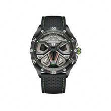 Reloj automático de movimiento mecánico Deesio, diseño innovador para hombre, con función impermeable, ideal como regalo para volver al colegio o el Día del Padre - Verde - Ver 9