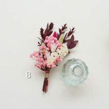 Mini profumo di fiori secchi, profumo da centro tavola per matrimonio bohémien, profumo di boccioli di fiori in bottiglia, regali, decorazioni per la casa, mini profumo di pampas per compleanni, lauree, autunno e decorazioni autunnali