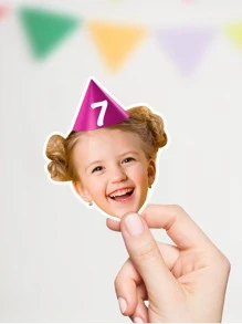 Decoraciones personalizadas para fiestas de cumpleaños, pegatinas personalizadas con rostros y cabezas, accesorios creativos para el hogar, decoraciones para fiestas, adecuadas para coches, paredes, armarios, escritorios, tazas, botellas de agua, portátiles, pegatinas decorativas personalizadas con rostros, multifuncionales, ornamentales, reutilizables, exquisitas, elegantes, de alta calidad, coloridas, modernas, personalizadas, únicas, regalos ideales para él, regalos ideales para ella, novio, papá, novia, mamá, familia, amigos, salón de té, hogar, jardín, oficina, para aniversarios, para el Día de San Valentín, para el Día de la Madre, para cumpleaños, para el Día del Padre, para graduaciones, para bodas, para inauguraciones de casa, decoración navideña, regalos de decoración para el hogar, diseño elegante, decoración de fiestas - Estilo 2 (solo papel (sin adhesivos)) - Ver 4