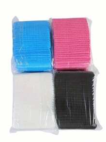 100/50/20pcs, Pink Disposable Non-Woven Caps, For Artistic Makeup, Eyebrow Microblading, Tattoo Supplies, Shower Caps, Elastic Shower Hair Caps, Waterproof Salon Styling Caps, Hair Treatment Caps, Hotel Hair Caps, Multiple Options, Valentine's Day Party, Home Decor, Home Gifts - Pink - View 9