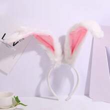 1pc Millennium Bunny Ear Headband, Cute Sexy Plush Rabbit Ear Hair Clip Hairband, Cosplay Easter Headpiece