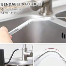 5/10/20件套不锈钢长瓶清洁刷键盘小管清洁工具迷你奶瓶缝隙刷软吸管刷软长刷水瓶清洁刷饮用吸管必备清洁配件 - 清潔刷 - 查看 9