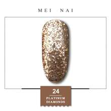 Esmalte de uñas de platino con diamantes Miss Comoy de 15ML, nuevo modelo popular de 2025, el tamaño de los destellos de purpurina hace un degradado de color brillante, se necesita lámpara de secado de luz ultravioleta, manualidades de uñas, pegamento de uñas comúnmente usado en salones de uñas