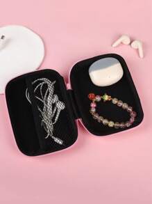 Sanrio Sanrio 1pc Cute Cartoon Data Cable Storage Bag, Mobile Phone Charger Portable Large-Capacity Storage Bag, Headphones U Disk Ccd Camera Bag Storage Bag Zipper Bag