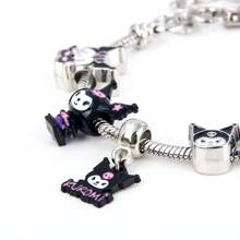 Sanrio 1 pièce Set de bandana et bracelet à breloques Kuromi et Mélodie magique de Sanrio