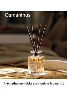 1pc Romantic Aromatherapy, 1.69oz Rattan Essential Oil, Quantity/Color Random Aromatherapy Sticks, Lavender, Peach Ebonwood Agarwood,Home Bedroom Air Freshener, Reed Diffuser, Office Home, Deodorizing Essential Oil Ornaments, Aromatherapy Gift For Your Girlfriend, 2 Types Of Labels Are Shipped Randomly