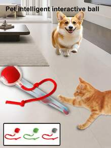 Đồ chơi cho thú cưng, Quả bóng lăn thông minh trọng lực, Đồ chơi trêu chọc mèo điện tử dành cho người yêu mèo và mẹ mèo, Quả bóng tương tác dành cho người yêu mèo và mẹ mèo/Quả bóng dành cho người yêu chó và mẹ chó, Đồ chơi trêu chọc mèo và mẹ mèo, Quả bóng dành cho người yêu mèo và mẹ mèo tự giải trí, Đồ chơi thú cưng lăn tự động tương tác dành cho người yêu mèo và mẹ mèo, Đồ chơi xoay 360 độ dành cho người yêu chó và mẹ chó/Người yêu mèo và mẹ mèo, Có thể sạc lại, Chế độ thông minh, Di động, Dành cho thú cưng nhỏ chơi cùng - Nhiều màu - Xem 2