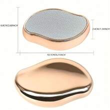 1 件无痛水晶脱毛器 - 防水、无香型去角质工具，用于手臂、腿部和背部皮肤光滑，易于涂抹润肤露