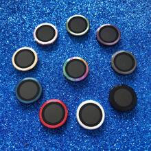 3pcs HD Multicolor Light Luxury Anti-Fall Anti-Scratch Anti-Dust Metal Phone Lens Ring Protector Film Compatible With Iphone 16 15 14 13 12 11 Plus Pro Max Mini
