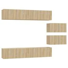 Ensemble de 6 meubles  Chêne Sonoma Bois d'ingénierie