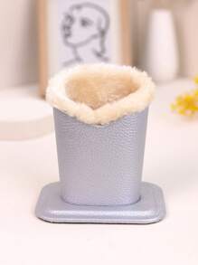 eyekan 1pc Plush-Lined Glasses And Sunglasses Stand/Case (Suitable For Desktops, Bedside Tables, Or Workbenches) For Storing Eyeglasses