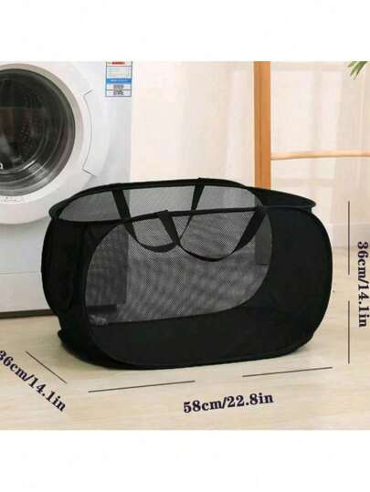 1 pieza Nueva cesta de ropa plegable, cesta de ropa plegable de gran capacidad, cesta de almacenamiento para el baño