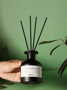 5pcs (1 Bottle Of Diffuser + 4 Volatile Sticks) Fireless Aromatherapy, Bedroom Decor, Indoor, Long-Lasting Fragrance, Essential Oils, Florals, Bedroom, Bathroom, Air Freshener, Fragrance Essential Oil Diffuser, Aromatherapy Set