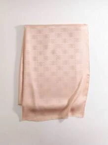 1pc Elegant Patterned Blend Headscarf For Women, Versatile Fashionable Hijab/Scarf/Shawl For All Seasons