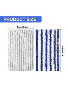 Mop cloth 1/2 件超强吸水超细纤维拖把替换垫，适用于 Good Fortune Rowenta 拖把 ZR005801RY7RY8 系列，可重复使用拖把清洁垫，强力去污，清洁配件 - 彩色 - 查看 3