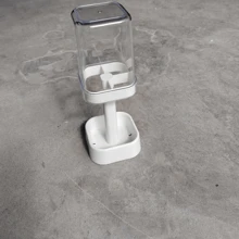Portaspazzolino con bicchiere, adatto per spazzolini da denti standard, può contenere dentifricio, portaspazzolino e dentifricio a 3 scomparti, ideale per spazzolino elettrico, filo interdentale, rasoio, decorazione da bagno, decorazione autunnale, ritorno a scuola