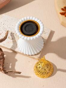 1 件装树脂香座，阿拉伯风格，带金盖香炉，装饰香座，适用于家庭、房间、派对和节日装饰 - 彩色 - 查看 11