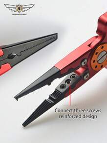 ALMIGHTY EAGLE 1pc ALMIGHTY EAGLE One Set Of Fish Lip Clip + Fishing Pliers Set, Bait Fishing Pliers, Multifunctional Design, Can Effectively Control Bait Fish, Line Cutting And Fish Control Tools, Bait/Ice Fishing/Sea Fishing Supplies