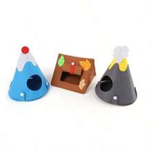 1 件舒适小动物吊床鸟毛毡床笼鹦鹉豚鼠窝仓鼠屋鸟舍小动物睡床宠物吊笼