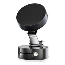[New Magnetic Vacuum Suction Cup] New Advanced Technology Vacuum Suction Cup Magnetic Bracket, Foldable Lifting Desktop Bracket, ABS Material ,Phone Stand,Car Accessories Compatible With IPhone, Android Phone, Gift For Birthday, Family, Friends Car Phone Holder