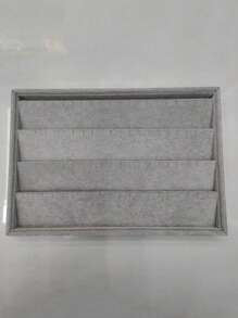 珠宝展示架托盘，用于戒指、项链、手镯和耳环返校 - 灰色 - 查看 17